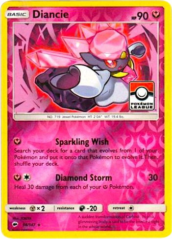 Diancie - 94/147 (Pokemon League) [PR - 094/147]