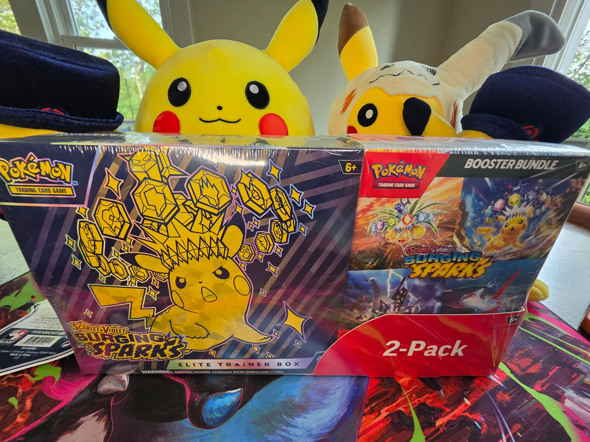 Costco Pokemon Surging Sparks 2-Pack Trainer Box and Booster Bundle [MCAP - 2]