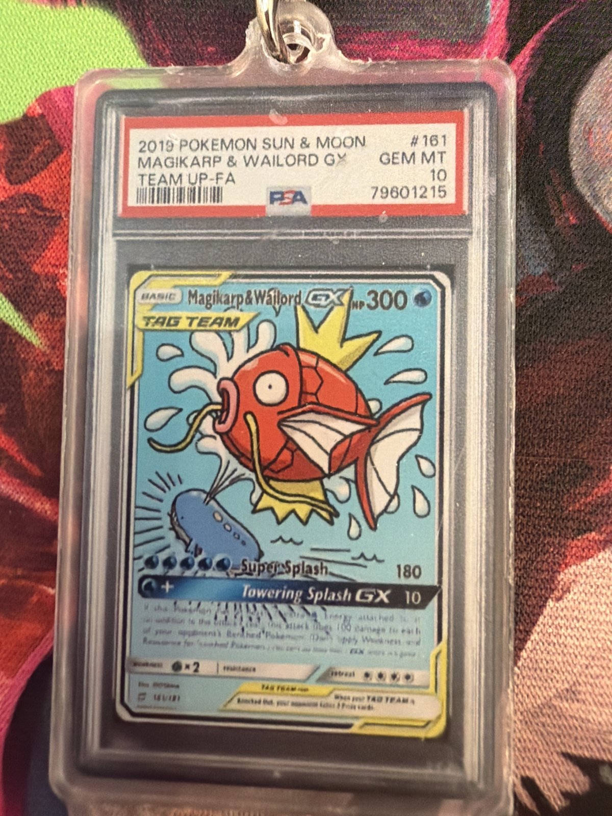 Magikarp & Wailord GX #161 Slab Keychain