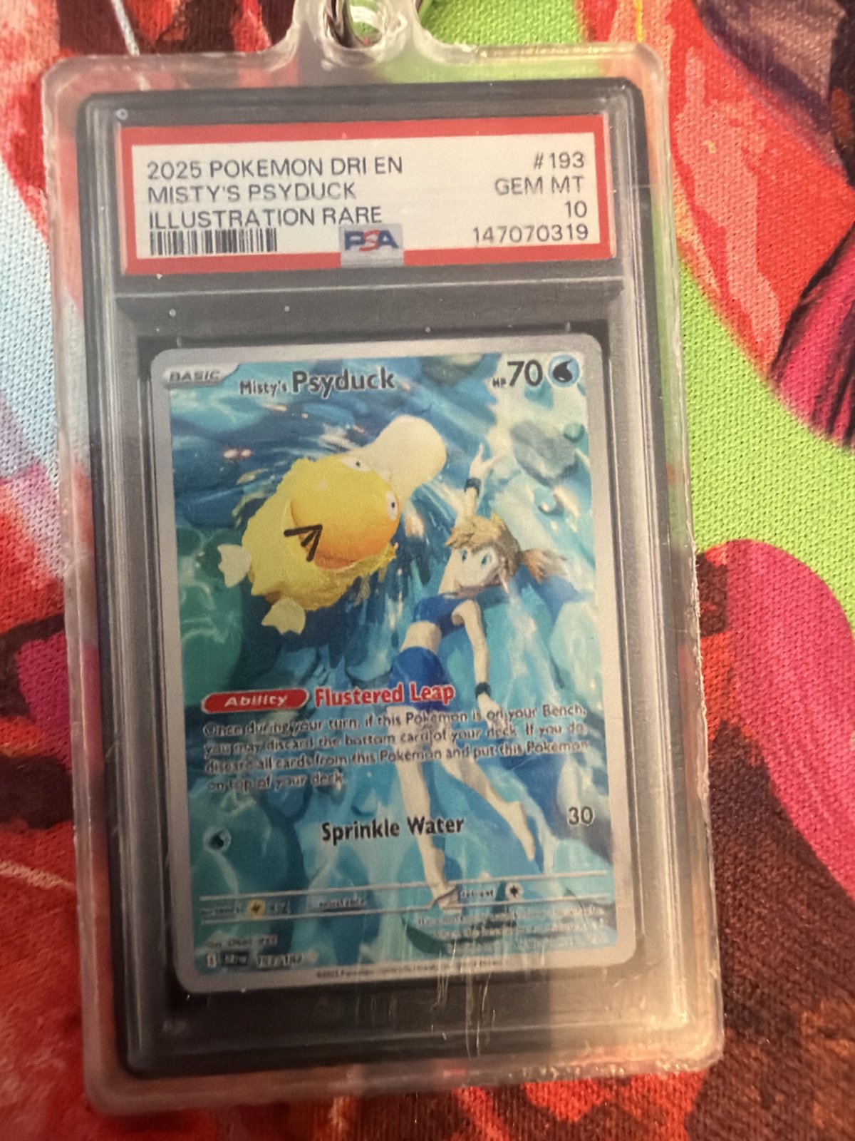 Misty's Psyduck #193 Slab Keychain