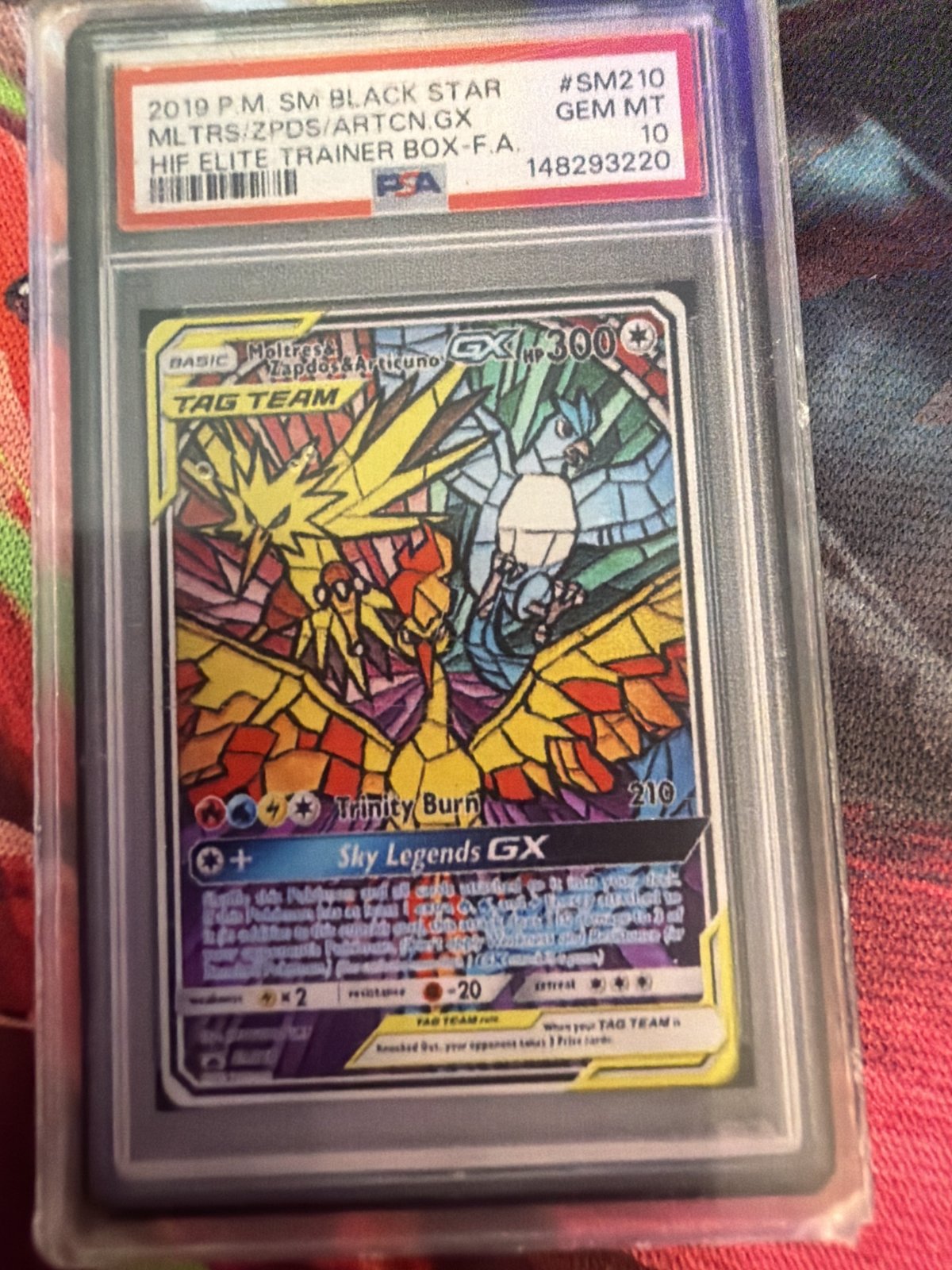 Moltres & Zapdos & Articuno GX #SM210 Slab Keychain