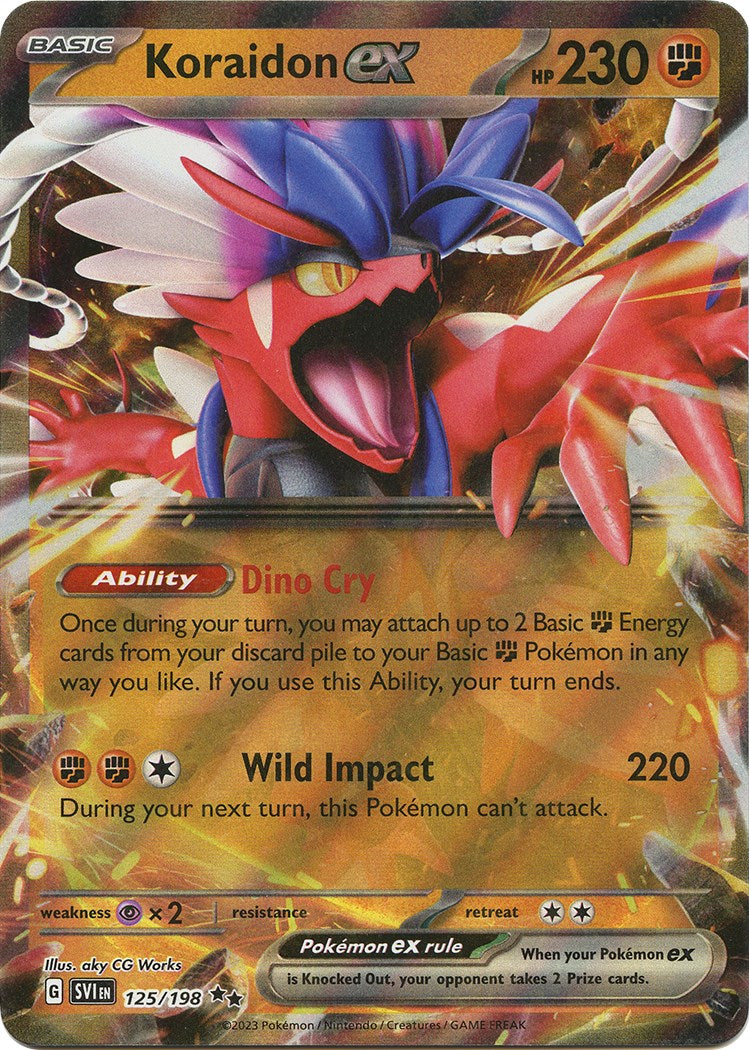 Koraidon ex - 125/198 [SVI - 125/198]