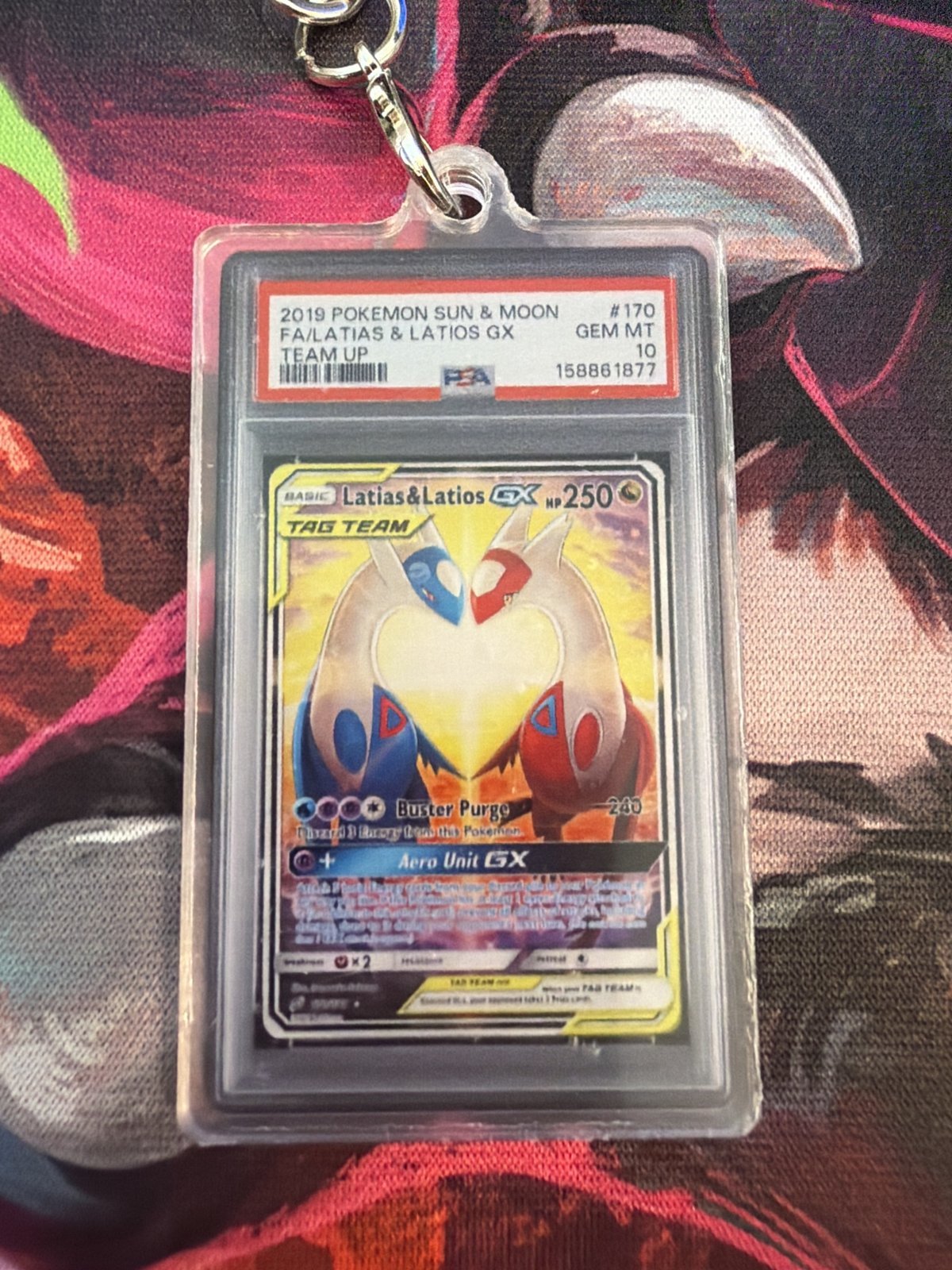 Latias & Latios GX #170 Slab Keychain