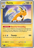 Raichu 019/091 Pokémon card, Paldean Fates, Near Mint