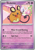 Dedenne 036/091 Pokémon card, Paldean Fates, Near Mint