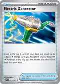 Electric Generator 079/091 Pokémon card, Paldean Fates, Near Mint