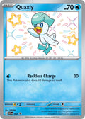 Quaxly 082 Pokémon card, Scarlet & Violet Promo, Near Mint