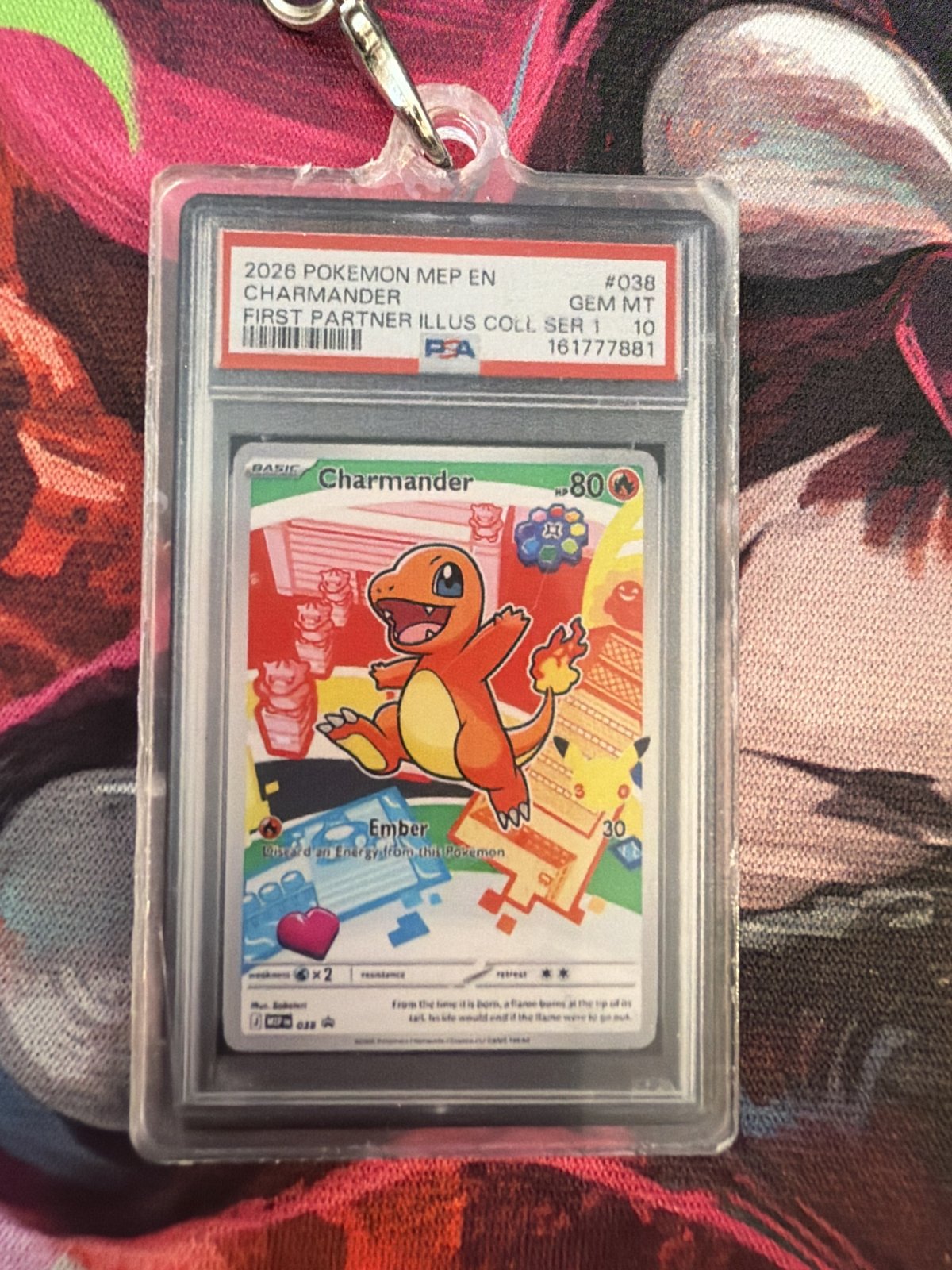 Charmander #038 Slab Keychain