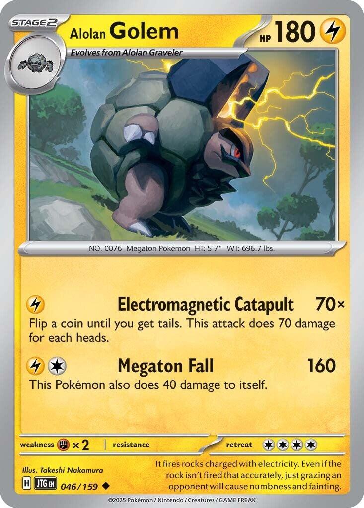 Alolan Golem [JTG - 046/159]