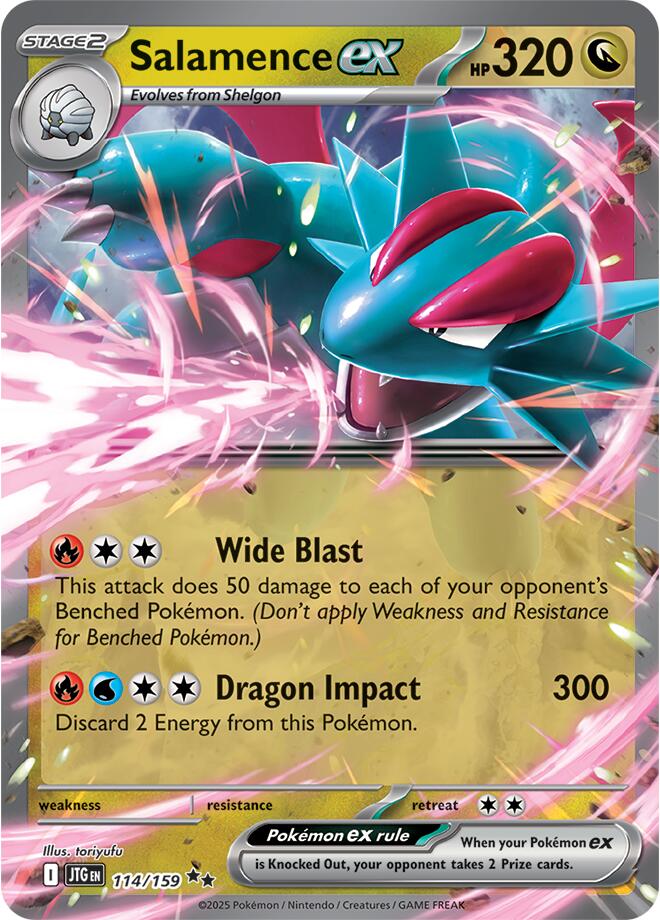 Salamence ex - 114/159 [JTG - 114/159]