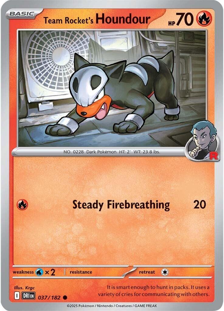 Team Rocket's Houndour [DRI - 037/182]