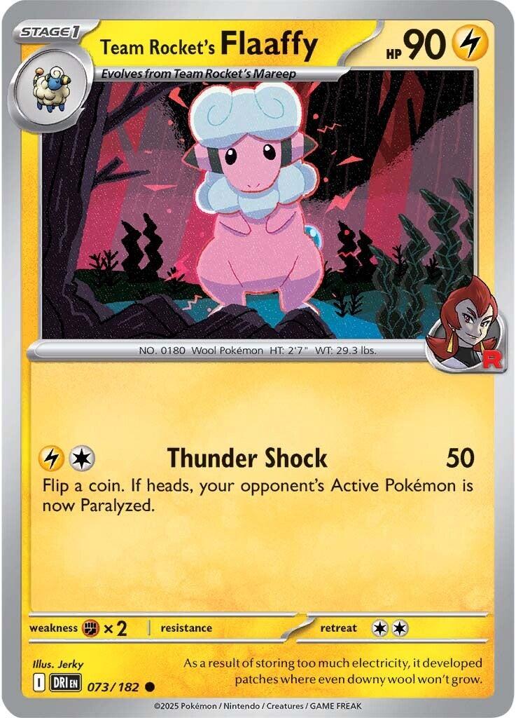 Team Rocket's Flaaffy [DRI - 073/182]