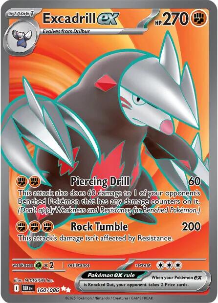 Excadrill ex - 160/086 [BLK - 160/086]
