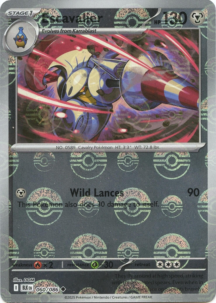 Escavalier (Poke Ball Pattern) [BLK - 060/086]