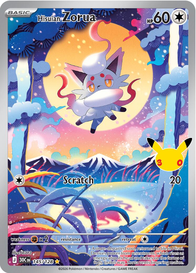 Hisuian Zorua - 145/128 [30C - 145/128]