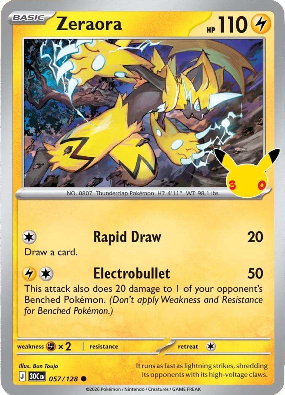 Zeraora [30C - 057/128]