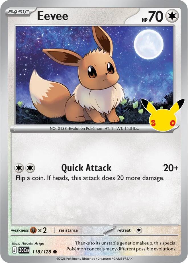 Eevee - 118/128 [30C - 118/128]