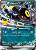 Umbreon ex 092/128 Pokémon card, 30th Celebration (30C), Near Mint