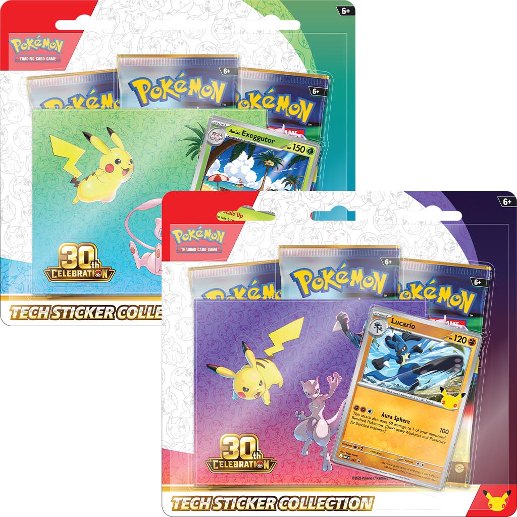 30th Celebration Tech Sticker Collection [Set of 2] [30C - 2]