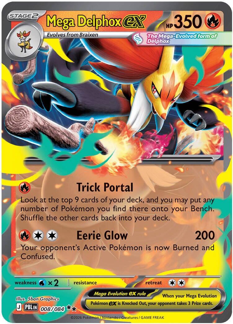 Mega Delphox ex [PBL - 008/084]