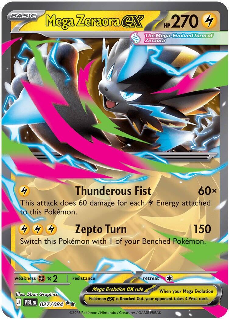 Mega Zeraora ex - 027/084 [PBL - 027/084]