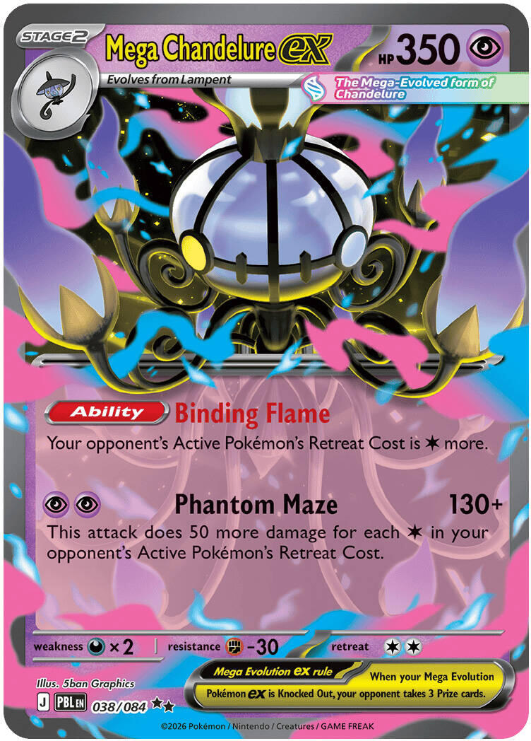 Mega Chandelure ex - 038/084 [PBL - 038/084]