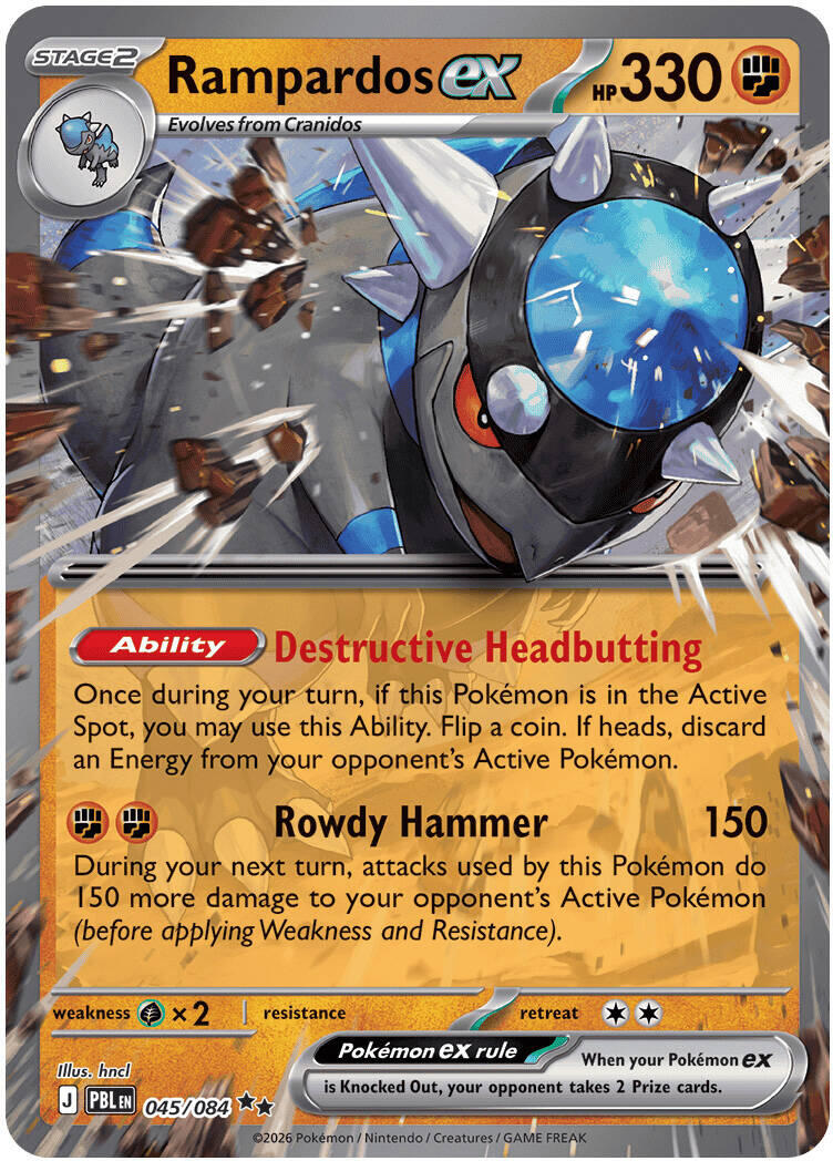 Rampardos ex - 045/084 [PBL - 045/084]