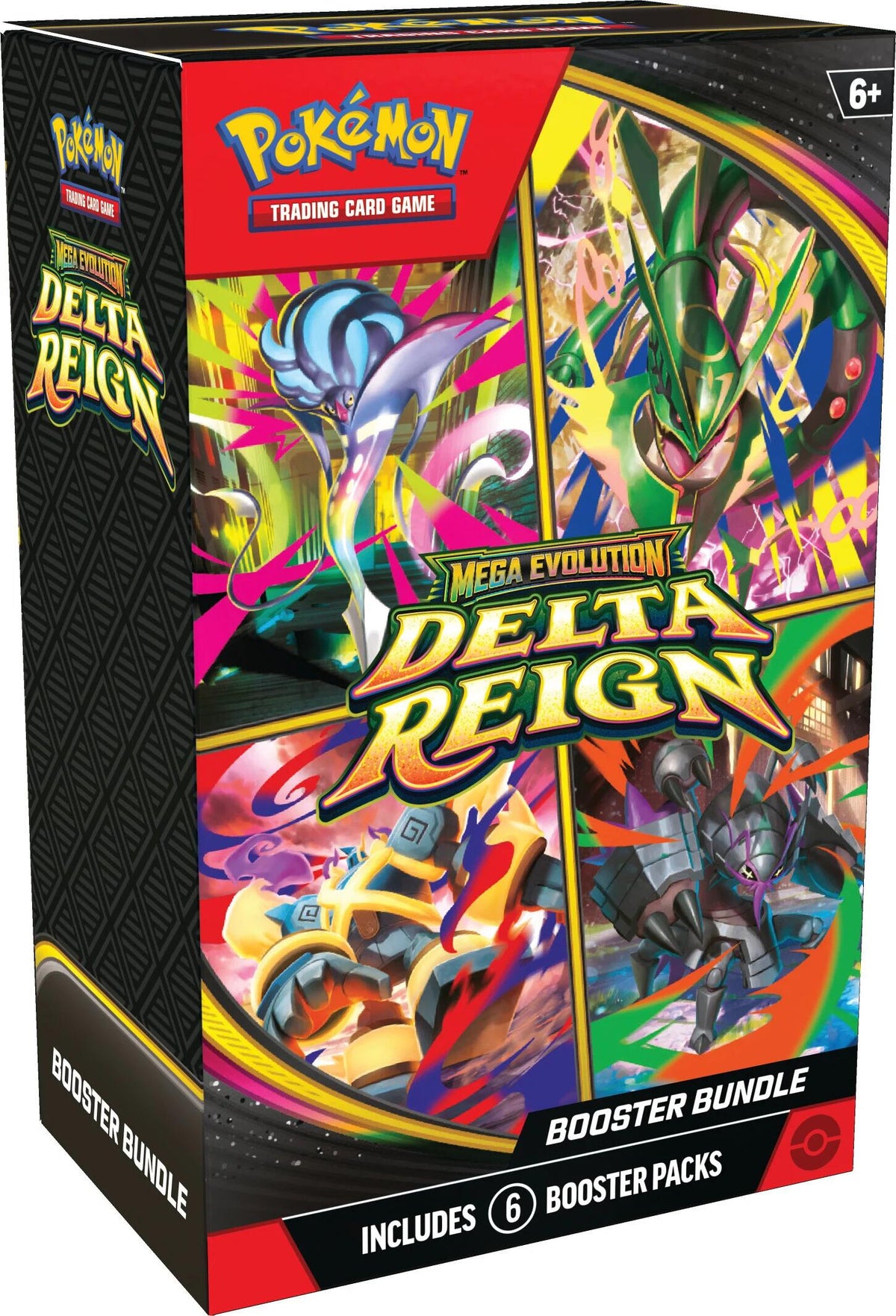Pokémon TCG Mega Evolution Delta Reign Booster Bundle, 6 booster packs, factory sealed