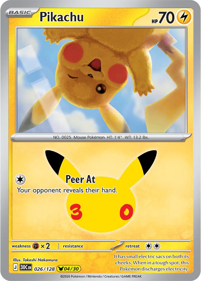 Pikachu - 026/128 [30C - 026/128]