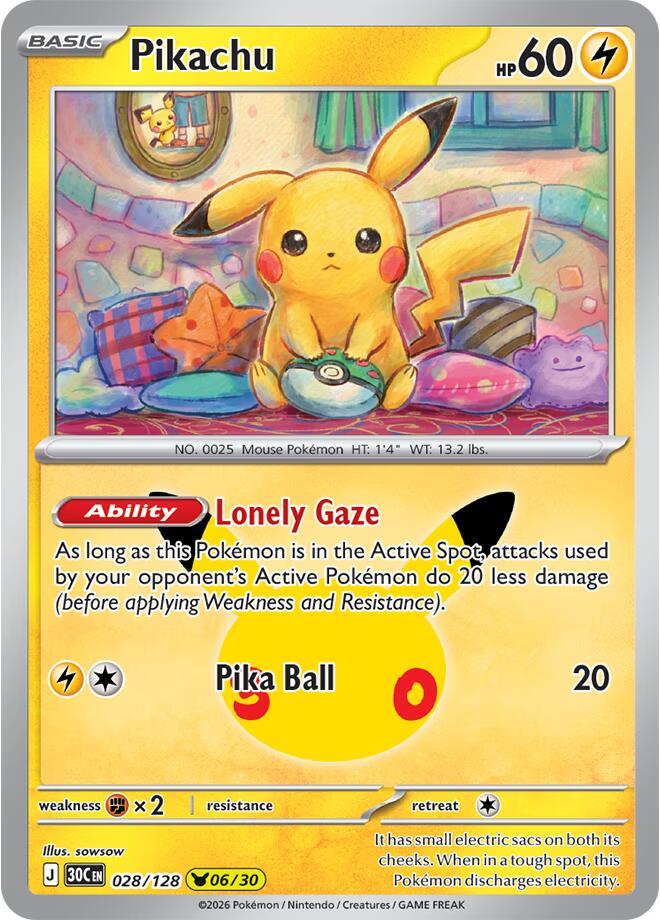 Pikachu - 028/128 [30C - 028/128]
