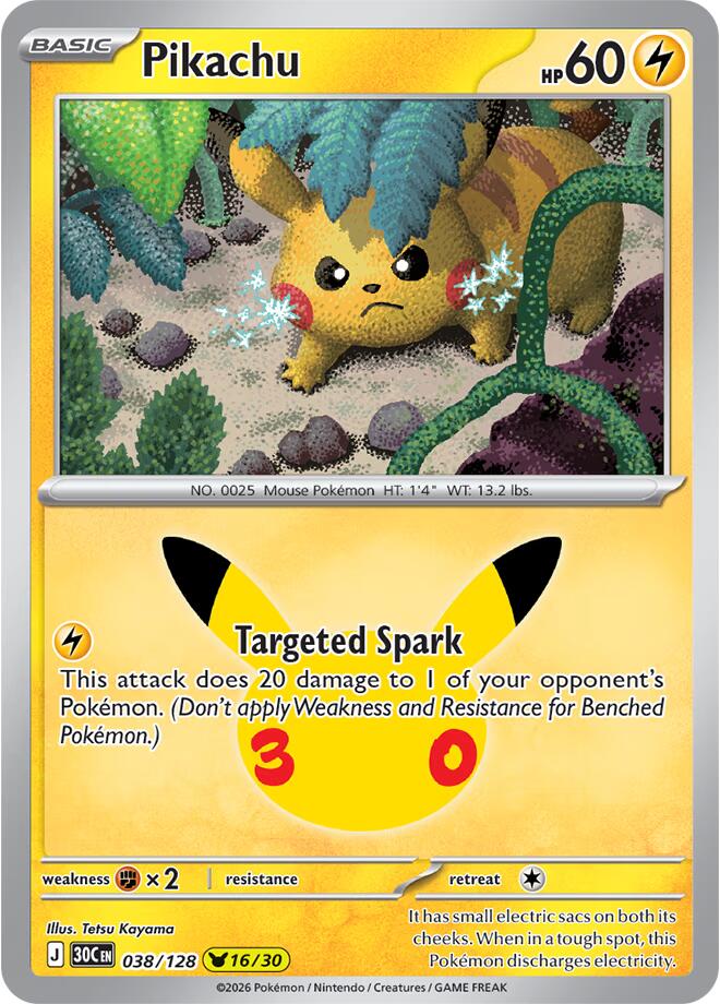 Pikachu - 038/128 [30C - 038/128]