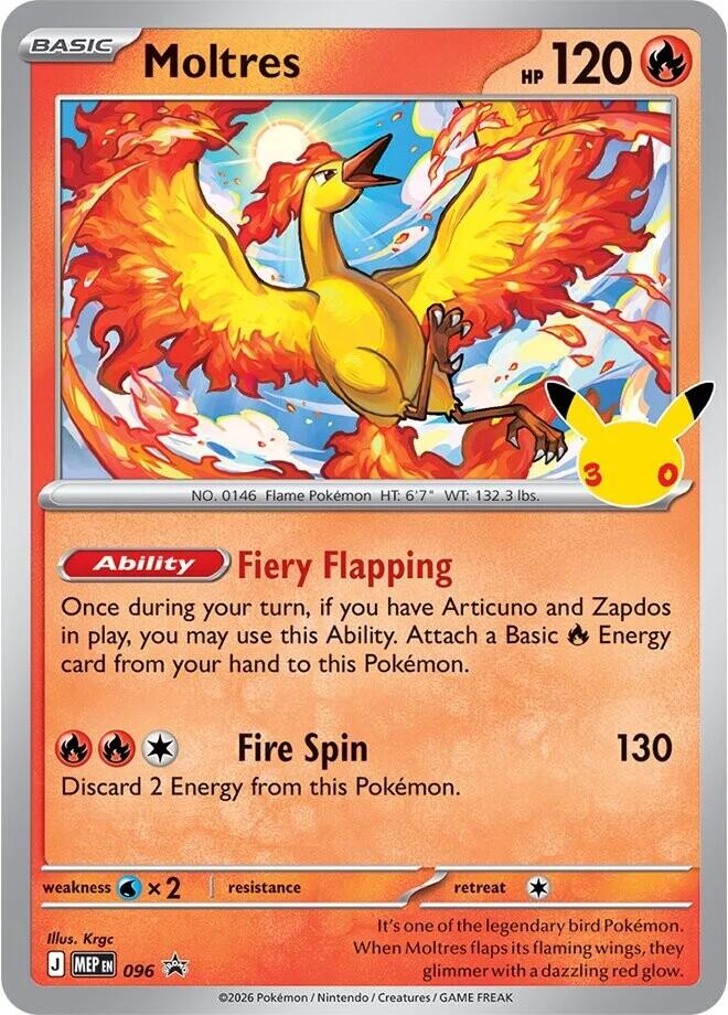 Moltres - 096 (30th Celebration) [MEP - 096]