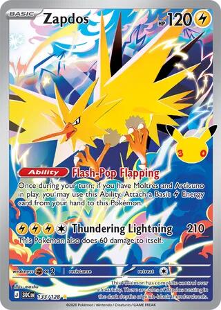 Zapdos - 133/128 [30C]