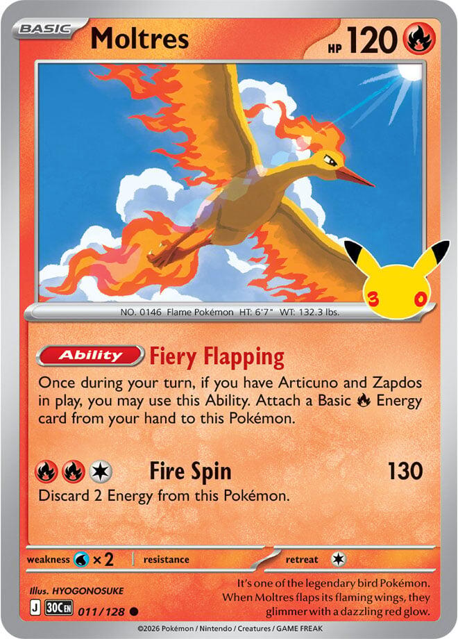 Moltres - 011/128 [30C - 011/128]