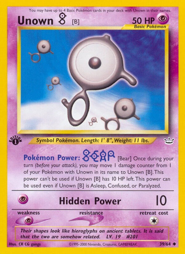Unown [B] [N3 - 39/64]