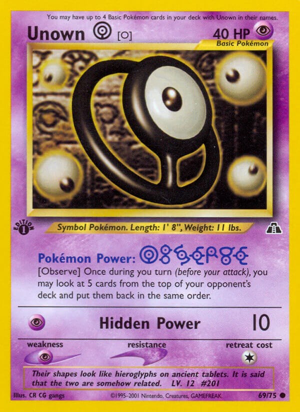 Unown [O] [N2 - 69/75]