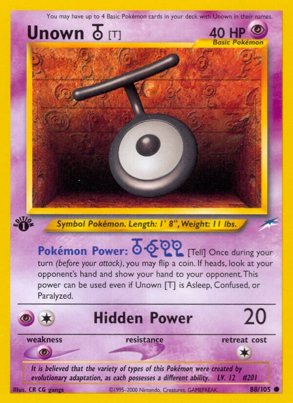 Unown [T] [N4 - 088/105]