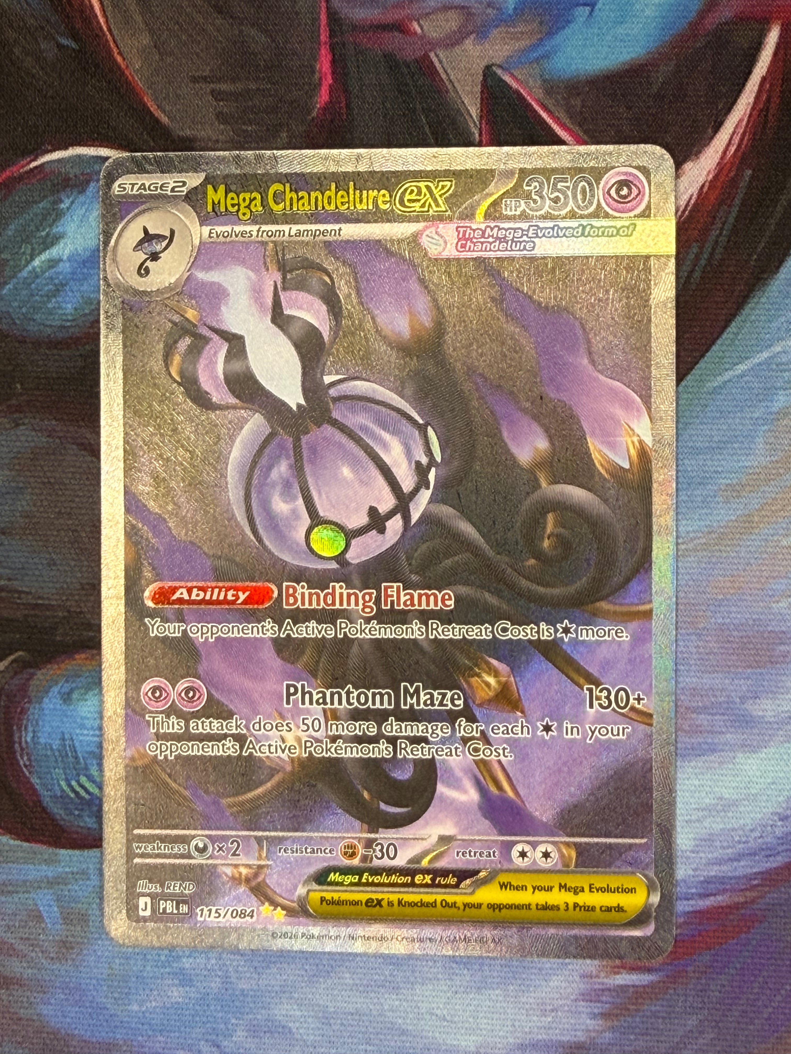 Mega Chandelure ex - 115/084 [PBL - 115/084]