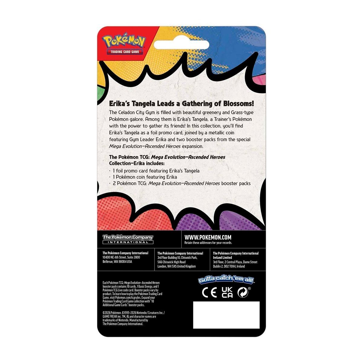 Pokémon TCG: Mega Evolution: Ascended Heroes Blister Collection Erika