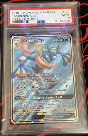 Greninja GX 120/131 Forbidden Light Full Art (English) PSA 9